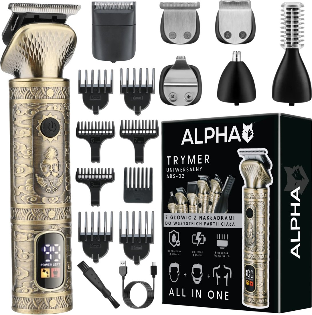 

Триммер для бороды и усов Alpha ABS-02