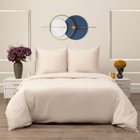 Евро комплект постельного белья Siberia Home Сэнди Евро 70x70 Сиб-Евро-С-бж70x70 (бежевый)