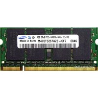 Оперативная память Samsung SO-DIMM DDR2 PC2-5300 4 Гб (M470T5267AZ3-CE6)