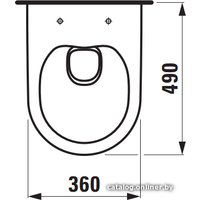Унитаз подвесной Laufen Pro [820965] (без сиденья)