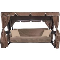 Садовые качели LetoLux Капри (шоколад)