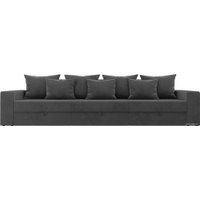 Диван Лига диванов Мэдисон Long 106177 (велюр, серый)