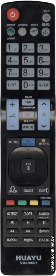 Пульт ДУ Huayu RM-L999+1 (для телевизоров LG)