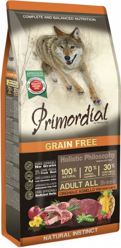 Сухой корм для собак Primordial Dog Adult Wild Boar&Lamb MSP7802 2 кг