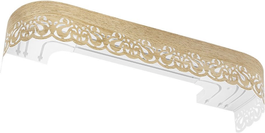 

Карниз для штор Legrand Листея (2.4 м, светлый дуб)
