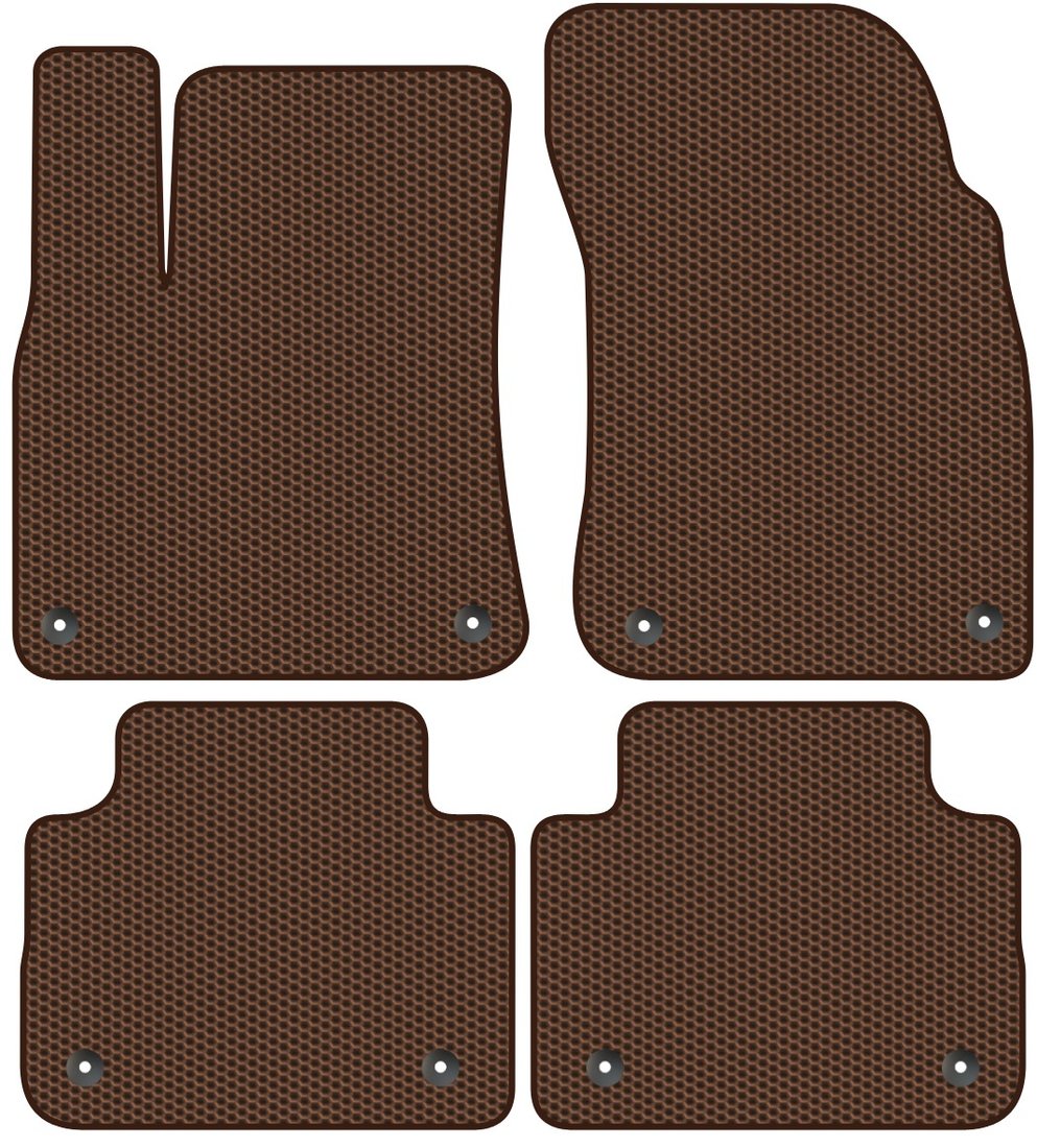 

Комплект ковриков для авто Alicosta Volkswagen Touareg III (suv / CR) 2018 - Н.В. (коричневый, сота)