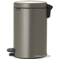 Мусорное ведро Brabantia Pedal Bin NewIcon 12 л (платиновый)