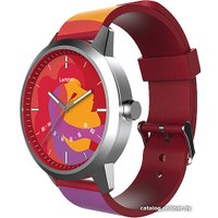 Гибридные умные часы Lenovo Watch 9 Constellation Series (дева, красный/бордовый)