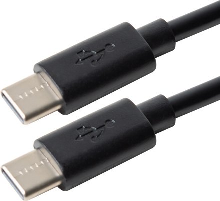 

Кабель Robiton P20 USB Type-C - USB Type-C (1 м, черный)