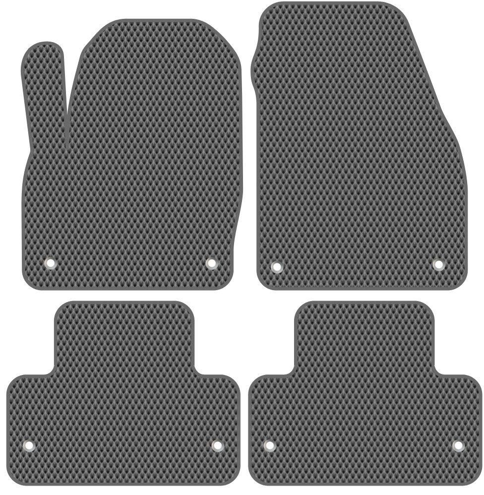 

Комплект ковриков для авто Alicosta Land Rover Range Rover Evoque I (suv, suv 3 дв / L538) 2011 - 2018 (серый, ромб)