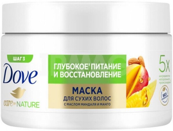 

Маска Dove Глубокое питание и восстановление с манго 300 мл