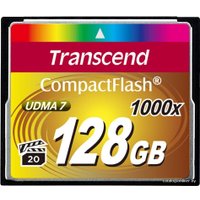 Карта памяти Transcend 1000x CompactFlash Ultimate 128GB (TS128GCF1000)