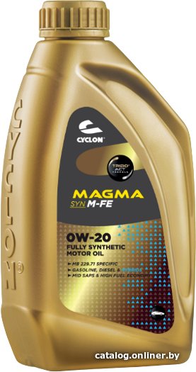 Моторное масло Cyclon Magma SYN M-FE 0W-20 1л