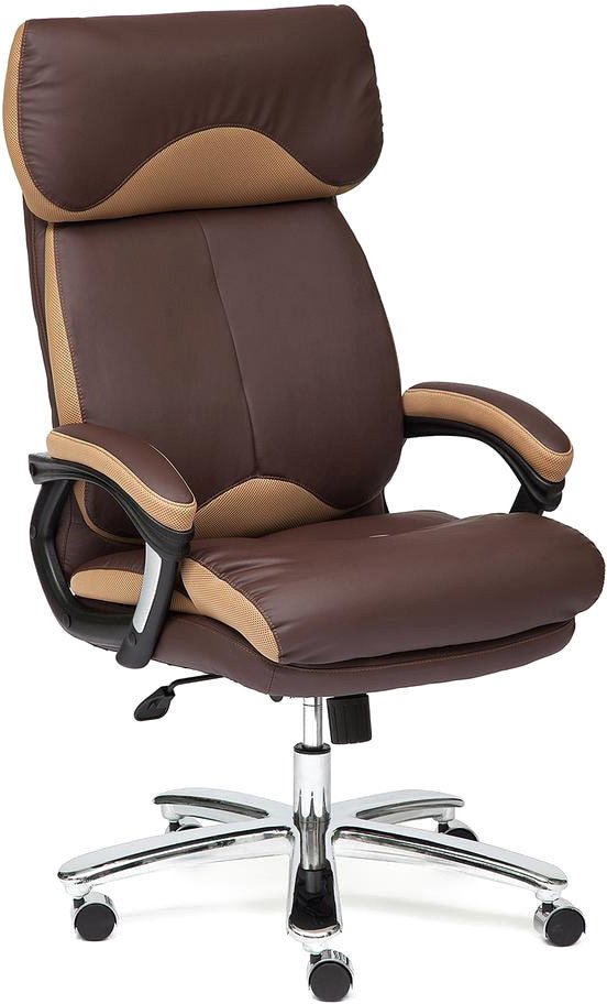 

Офисное кресло TetChair Grand (иск. кожа/ткань, коричневый/бронзовый)