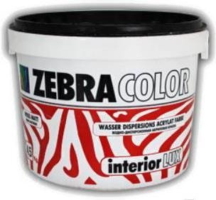 

Краска Zebracolor Интерьер Люкс 15кг (белый)