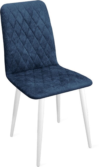 

Стул Трия Стенли К1С (белый матовый/микровелюр Wellmart Blue)