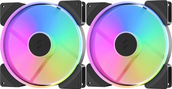 Комплект вентиляторов для корпуса Fractal Design Prisma AL-18 PWM FD-FAN-PRI-AL18-PWM-2P