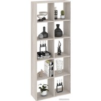 Стеллаж Кортекс-мебель Дельта-10 км.02539 71x175 (дуб монтерей)