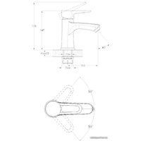 Смеситель G.Lauf NUD1-A045 (хром)