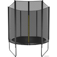 Батут GetActive Jump 6ft - 183 см с сеткой (черный)