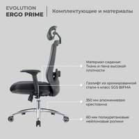 Офисное кресло Evolution ERGO Prime Black (черный)