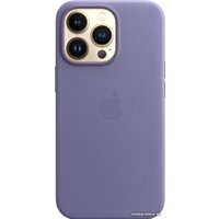Чехол для телефона Apple MagSafe Leather Case для iPhone 13 Pro (сиреневая глициния)