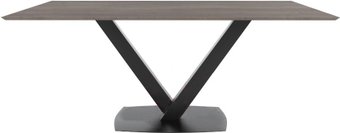 Кухонный стол Lanfre V-100 DS-10.1 (шпонированный МДФ, дуб темный)