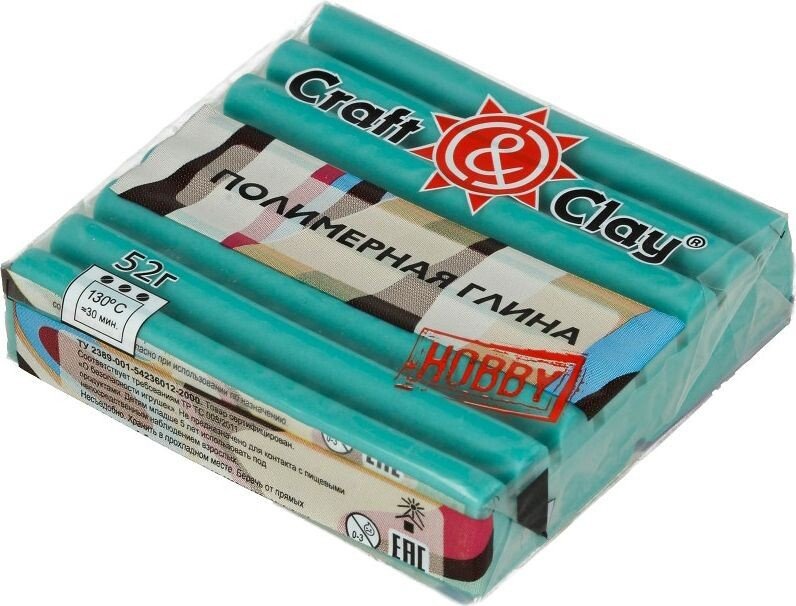 

Полимерная глина Craft&Clay полимерная глина CCH (52 г, 1054 бискайский залив)
