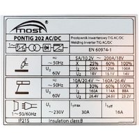 Сварочный инвертор MOST PONTIG 202 AC/DC