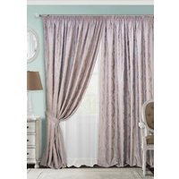 Комплект штор Эскар Vera 123527671 2x2.7 м (серо-розовый/белый)
