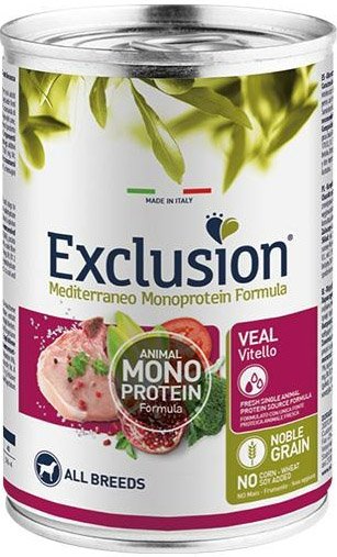 

Консервированный корм для собак Exclusion Monoprotein Formula Veal NGAVA40 400 г