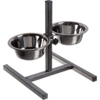 Подставка для мисок Zoonik 08811-2 (металлик, с мисками)