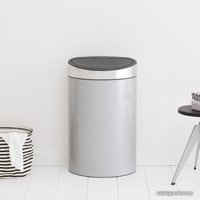 Мусорное ведро Brabantia Touch Bin 40 л (серый металлик/стальной)