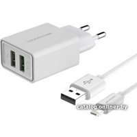 Сетевое зарядное Atomic U400 Lightning (белый)