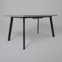 Кухонный стол Listvig Hagen 140 раздвижной 140-180x85 (цемент/черный) в Гомеле