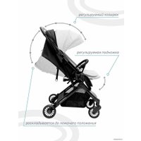 Коляска прогулочная «книга» Amarobaby Voyager (черный)