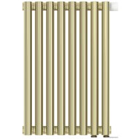 Стальной трубчатый радиатор Сунержа Эстет-00 EU50 500х360 8 секций (шампань)