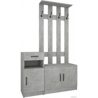 Стенка МДК СПР1 380x1200x1970 (цемент светлый)