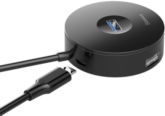 

USB-хаб Baseus Round Box 4-in-1 CAHUB-U01