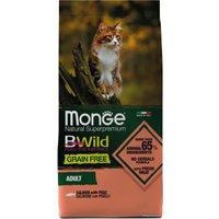 Сухой корм для кошек Monge BWild Adult Grain Free Salmon with Peas 1.5 кг