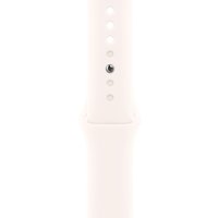 Умные часы Apple Watch Series 10 46 мм (алюминиевый корпус, розовое золото/легкие румяна, спортивный силиконовый ремешок S/M)