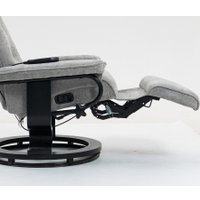 Массажное кресло Calviano 23 (серый плюш)