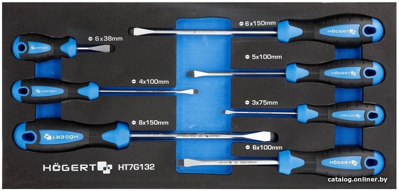 Набор отверток Hoegert Technik HT7G132 (7 предметов)