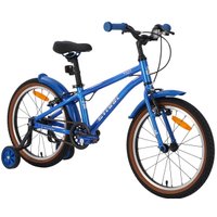 Детский велосипед Stark Foxy Boy 18 2025 (синий металлик/серебристый)