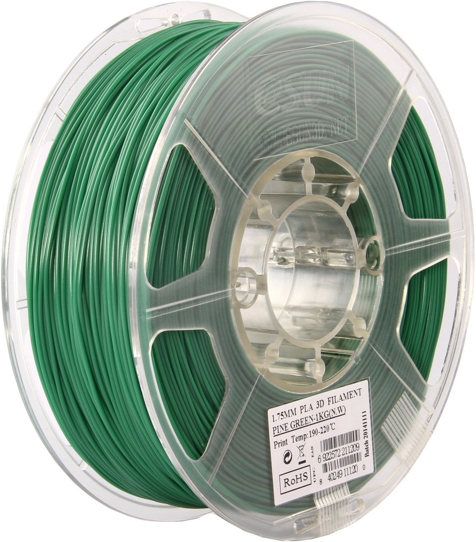 

Пластик eSUN PLA 1.75 мм 1000 г (сосновый)