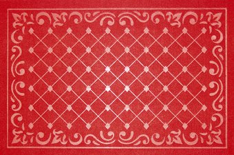 Придверный коврик Kovroff Ромбы 60x90 П/10/03/05 (красный)