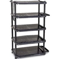 Полка для обуви Полимербыт Комфорт 4390600 (черный)