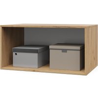 Шкаф распашной Modern Челси Ч82 (золотой дуб/графит)