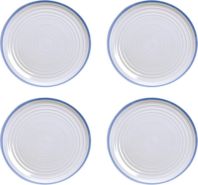 

Набор тарелок Arya White Stoneware 8680943230249 (4шт, голубой)