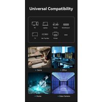 Кабель Vention IKOBN RJ45 - RJ45 (15 м, черный) в Лиде